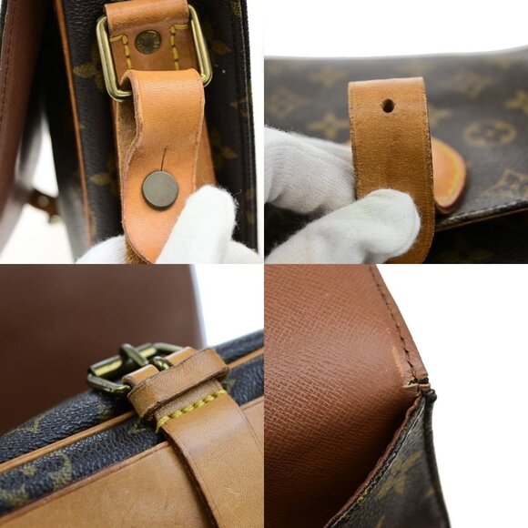 LOUIS VUITTON Cartouchiere GM Shoulder Bag Monogram Leather Brown M51252 85YH132 - Picture 9 of 15